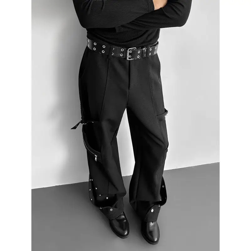 k Sle Men's Decorative Metal Bule Pants Spring 2026 Drapey Straight Leg Long Trousers Casual Youth Polyester Fiber
k Sle Men's Decorative Metal Bule Pants Spring 2026 Drapey Straight Leg Long Trousers Casual Youth Polyester Fiber