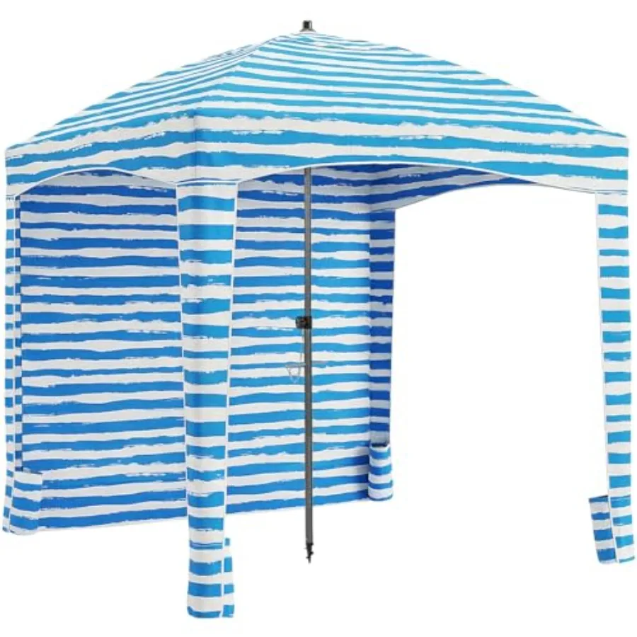 Beach Cabana 6 x 6 ft UPF 50+ Sun Protection Detachable Waterproof Side Wall 4 Corner Pockets Cool Cabana Beach Tent 4.2 kg Com
Beach Cabana 6 x 6 ft UPF 50+ Sun Protection Detachable Waterproof Side Wall 4 Corner Pockets Cool Cabana Beach Tent 4.2 kg Com