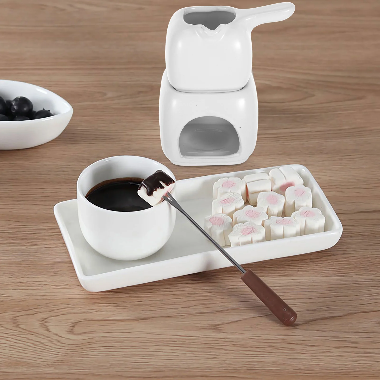 Chocolate Melting Furnace Small White Ceramic Porcelain Pot Fondue Melting Dish Melter Warmer Stove Ceramic Hot Pot
Chocolate Melting Furnace Small White Ceramic Porcelain Pot Fondue Melting Dish Melter Warmer Stove Ceramic Hot Pot