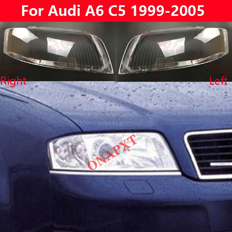 Front Headlamps headlights glass lamp shell transparent Lens cover For Audi A6 C5 1999-2005
Front Headlamps headlights glass lamp shell transparent Lens cover For Audi A6 C5 1999-2005