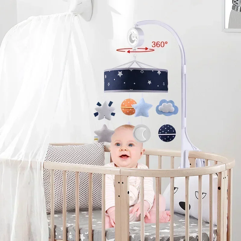 Baby Musical Crib Mobile With Hanging Rotating Toys Infant Bed Decoration Bedside Bell Toy Ringing Toys For Babies Boy And Girl
Baby Musical Crib Mobile With Hanging Rotating Toys Infant Bed Decoration Bedside Bell Toy Ringing Toys For Babies Boy And Girl