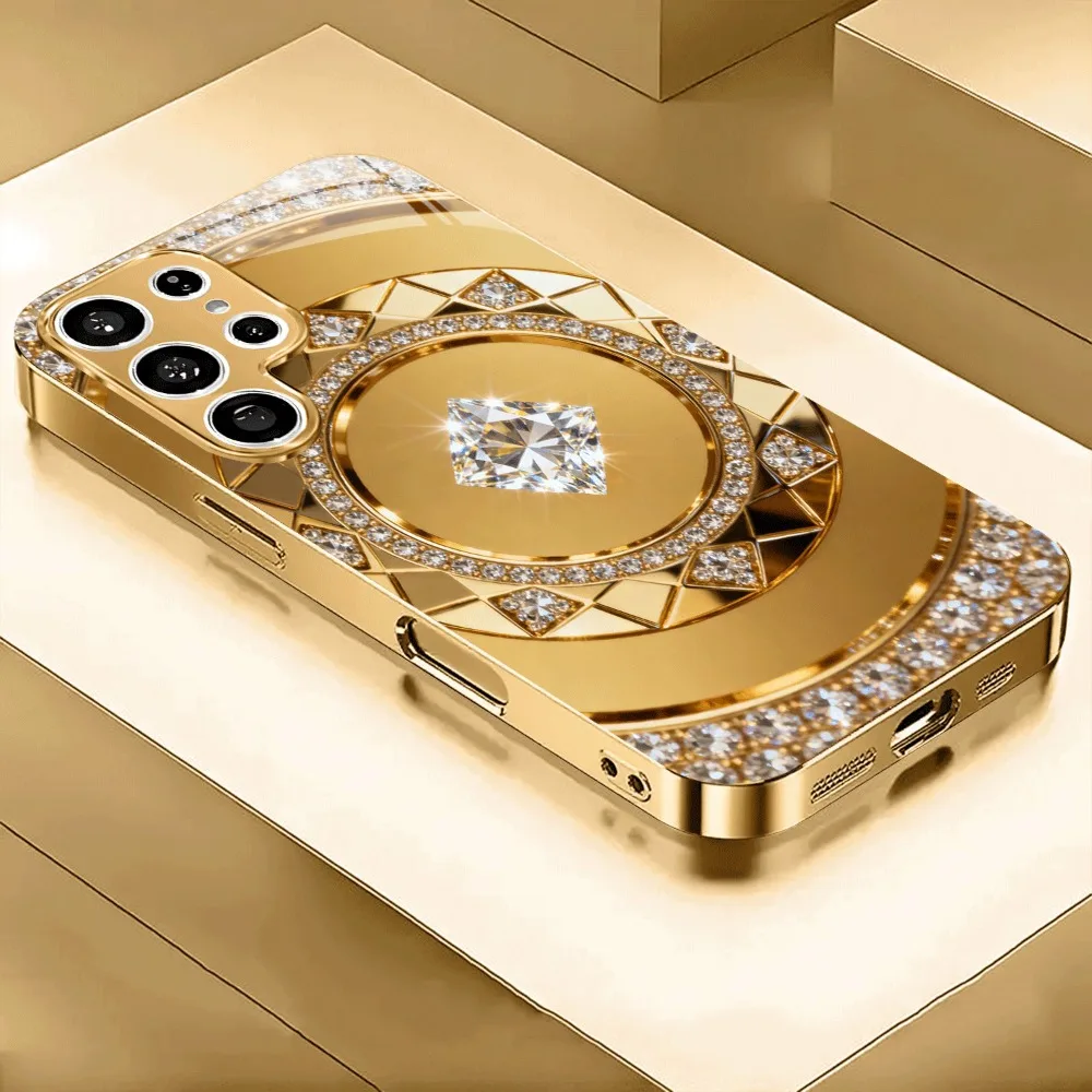 Golden Diamond Geometric Concentric Circle Tempered Glass Phone Case For Samsung Galaxy S25 S24 S23 Ultra Plus FE Protect Cover
Golden Diamond Geometric Concentric Circle Tempered Glass Phone Case For Samsung Galaxy S25 S24 S23 Ultra Plus FE Protect Cover