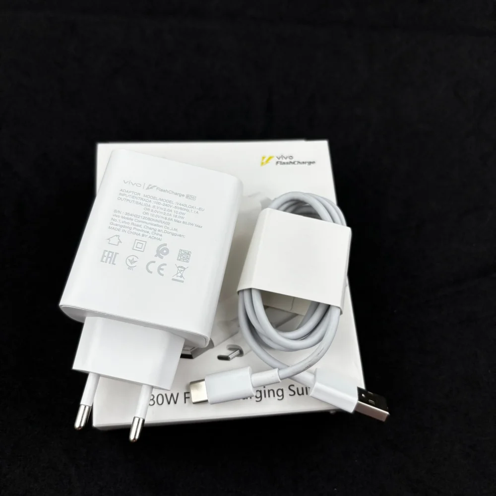VIVO 80W Super Flash Charging Plug Type C 6A Cable For X80 X90 Pro X100 X300 Ultra IQOO S18 S19 Neo6 Z6 Fast Charge Adapter Kit
VIVO 80W Super Flash Charging Plug Type C 6A Cable For X80 X90 Pro X100 X300 Ultra IQOO S18 S19 Neo6 Z6 Fast Charge Adapter Kit