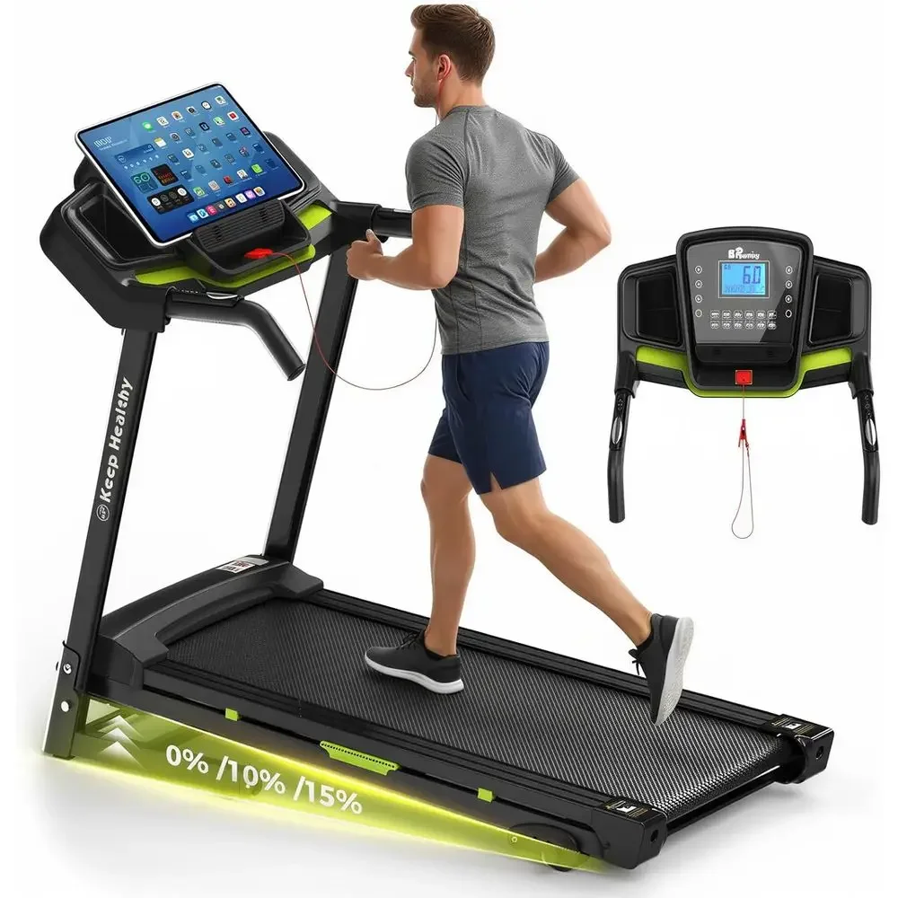 High-Capacity Incline Treadmill: 3.5HP, 0.5-8.5 MPH, 330 lb, Bluetooth, App, Quiet & Compact
High-Capacity Incline Treadmill: 3.5HP, 0.5-8.5 MPH, 330 lb, Bluetooth, App, Quiet & Compact