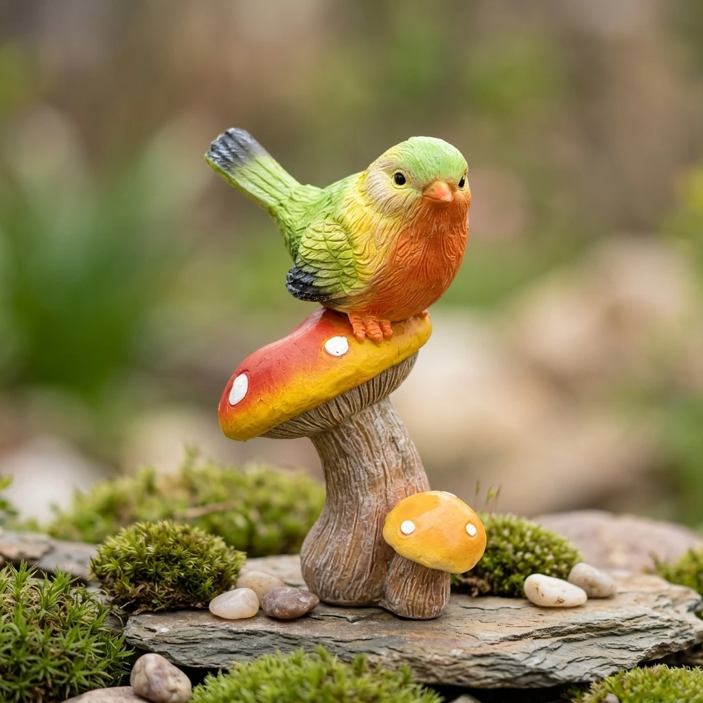 Resin Mushroom Bird Figurine Durable Outdoor Garden Decor Colorful Animal Statues Sculpture Outdoor Yard & Garden Decor
Resin Mushroom Bird Figurine Durable Outdoor Garden Decor Colorful Animal Statues Sculpture Outdoor Yard & Garden Decor