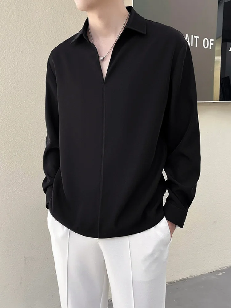 Cleanfit Black Long Sleeve Casual Shirt Men's Spring Autumn New Trendy Brand Handsome V-neck Outerwear Standard Fit Youth ...
Cleanfit Black Long Sleeve Casual Shirt Men's Spring Autumn New Trendy Brand Handsome V-neck Outerwear Standard Fit Youth ...