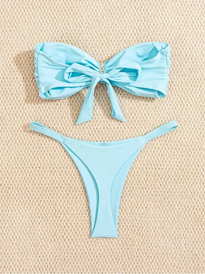 Vzvn 2026 Women Starfish Ornament Push Up Thong Swimsuit Brazilian Beach Bathing Suit Swimwear Sexy Bandeau Bikini Set
Vzvn 2026 Women Starfish Ornament Push Up Thong Swimsuit Brazilian Beach Bathing Suit Swimwear Sexy Bandeau Bikini Set