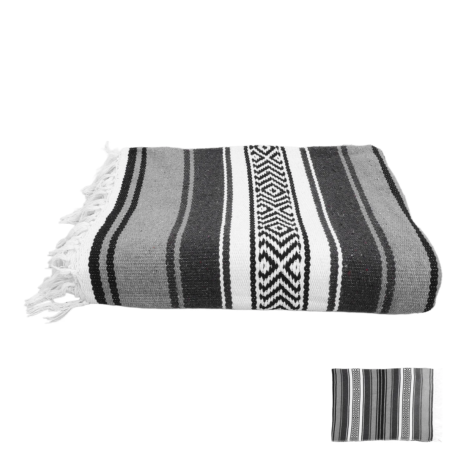 Thick Mexican Blanket Woven Sofa Bed Car Throw Cape Yoga Mat Blended Decorative Vibrant Office Gift (Dark Red
Thick Mexican Blanket Woven Sofa Bed Car Throw Cape Yoga Mat Blended Decorative Vibrant Office Gift (Dark Red