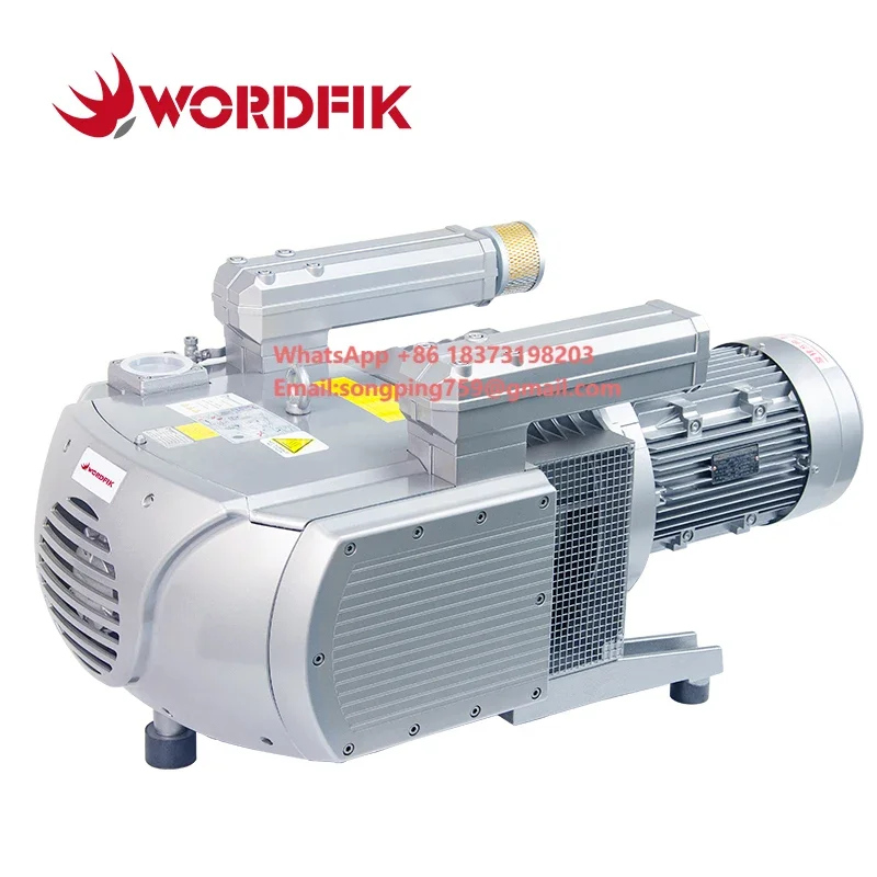 Wordfik 5.5kW 6.6kW VD250 250m3/h Dry Rotary Vane Vacuum Pump for Woodworking CNC Router Paper Printing Machine
Wordfik 5.5kW 6.6kW VD250 250m3/h Dry Rotary Vane Vacuum Pump for Woodworking CNC Router Paper Printing Machine