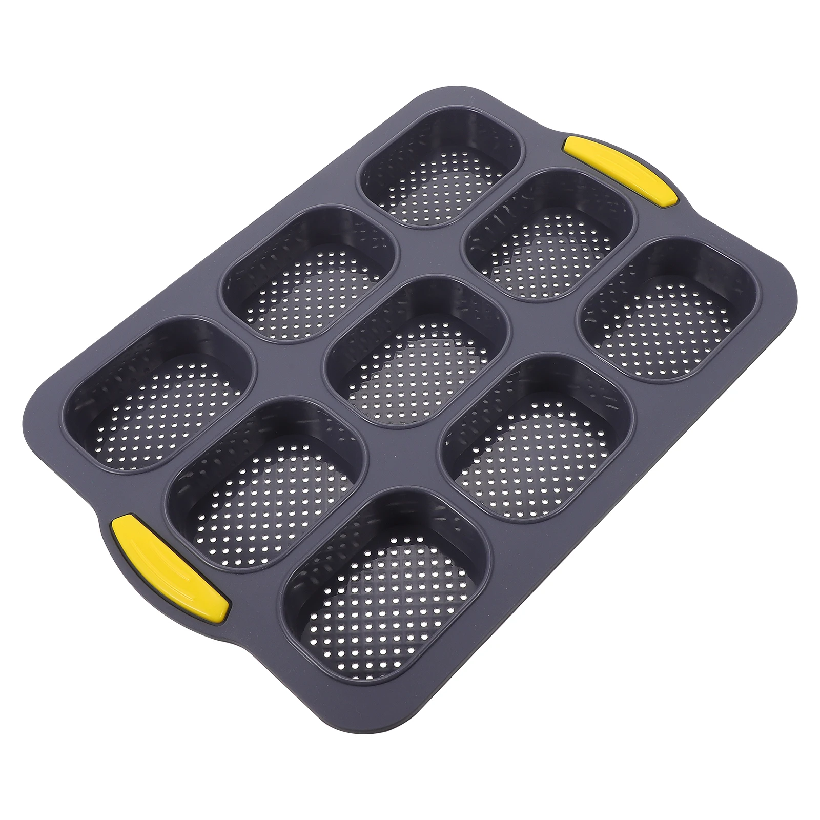 9 Cavity Silicone Cake Mold Loaf Pan for Baking French Bread Hot Dog Tray Kitchen Casserole Dish Perfect Gifts
9 Cavity Silicone Cake Mold Loaf Pan for Baking French Bread Hot Dog Tray Kitchen Casserole Dish Perfect Gifts