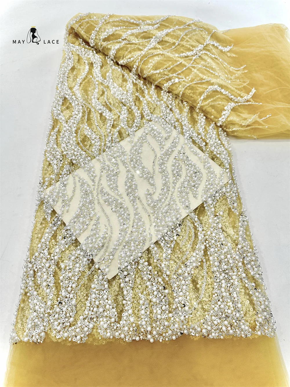 Elegant African Tulle Beaded Lace Fabric 2024 High Quality Sewing Sequins French Mesh Beaded Lace Fabric For Party Wedding Dress
Elegant African Tulle Beaded Lace Fabric 2024 High Quality Sewing Sequins French Mesh Beaded Lace Fabric For Party Wedding Dress