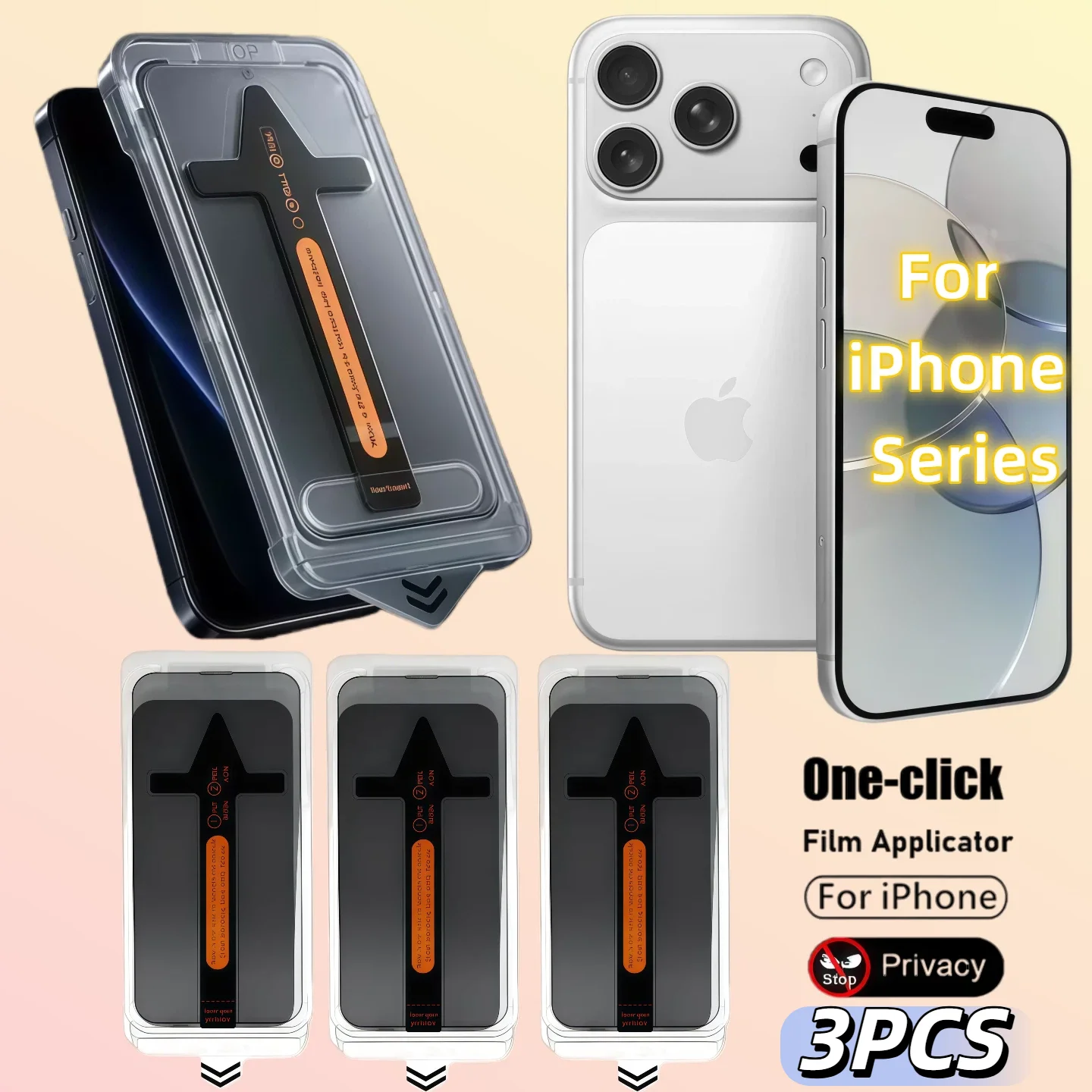 3PCS For iPhone 17 16 15 14 13 XS XR Pro Max Tempered Glass Screen Protector 3pcs Anti-Scratch Easy Install Protective Film
3PCS For iPhone 17 16 15 14 13 XS XR Pro Max Tempered Glass Screen Protector 3pcs Anti-Scratch Easy Install Protective Film