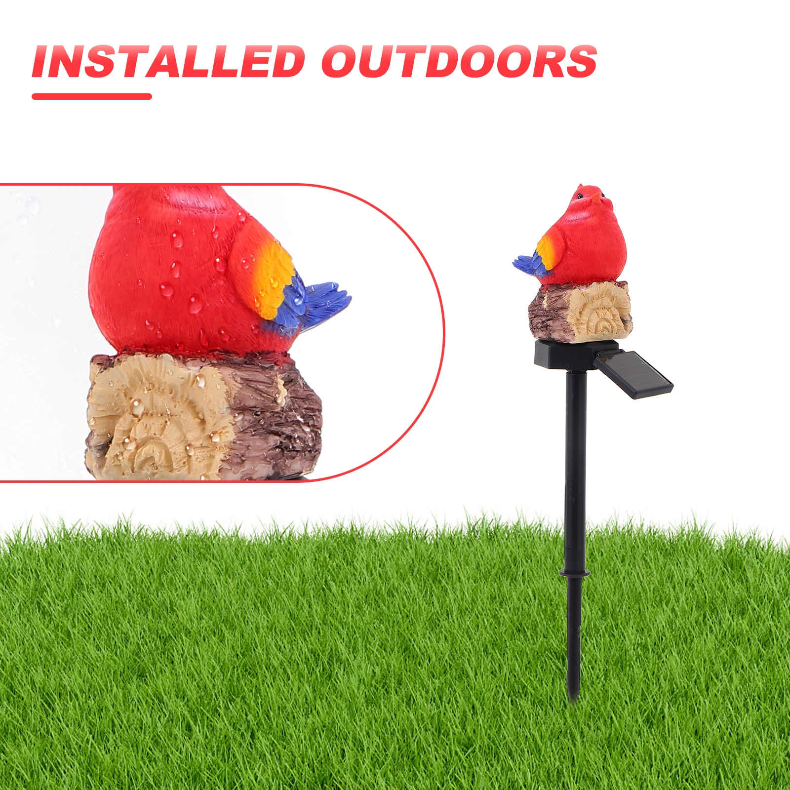 Solar Thrush Yard Lawn Lamp Garden Landscape Lighting LED Lawn Led Light Lamp Outdoor Decor Durable Waterproof
Solar Thrush Yard Lawn Lamp Garden Landscape Lighting LED Lawn Led Light Lamp Outdoor Decor Durable Waterproof