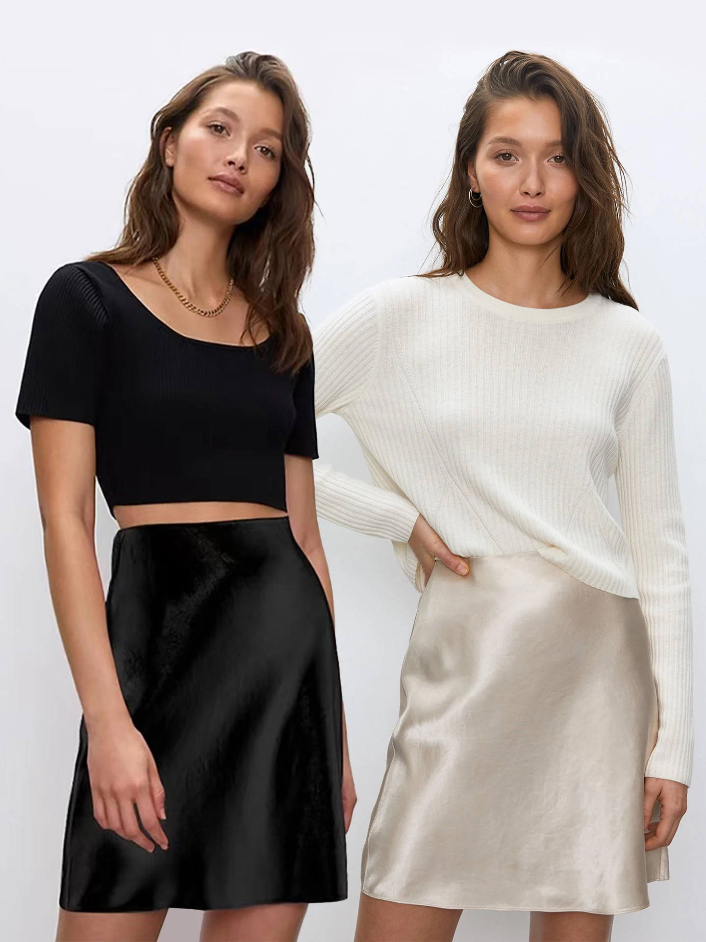 Silk Smooth A-Line Skirt Women's High Waist Pleated Acetate Fabric Draping Simple Luxury Style Casual Wear Spring Season
Silk Smooth A-Line Skirt Women's High Waist Pleated Acetate Fabric Draping Simple Luxury Style Casual Wear Spring Season