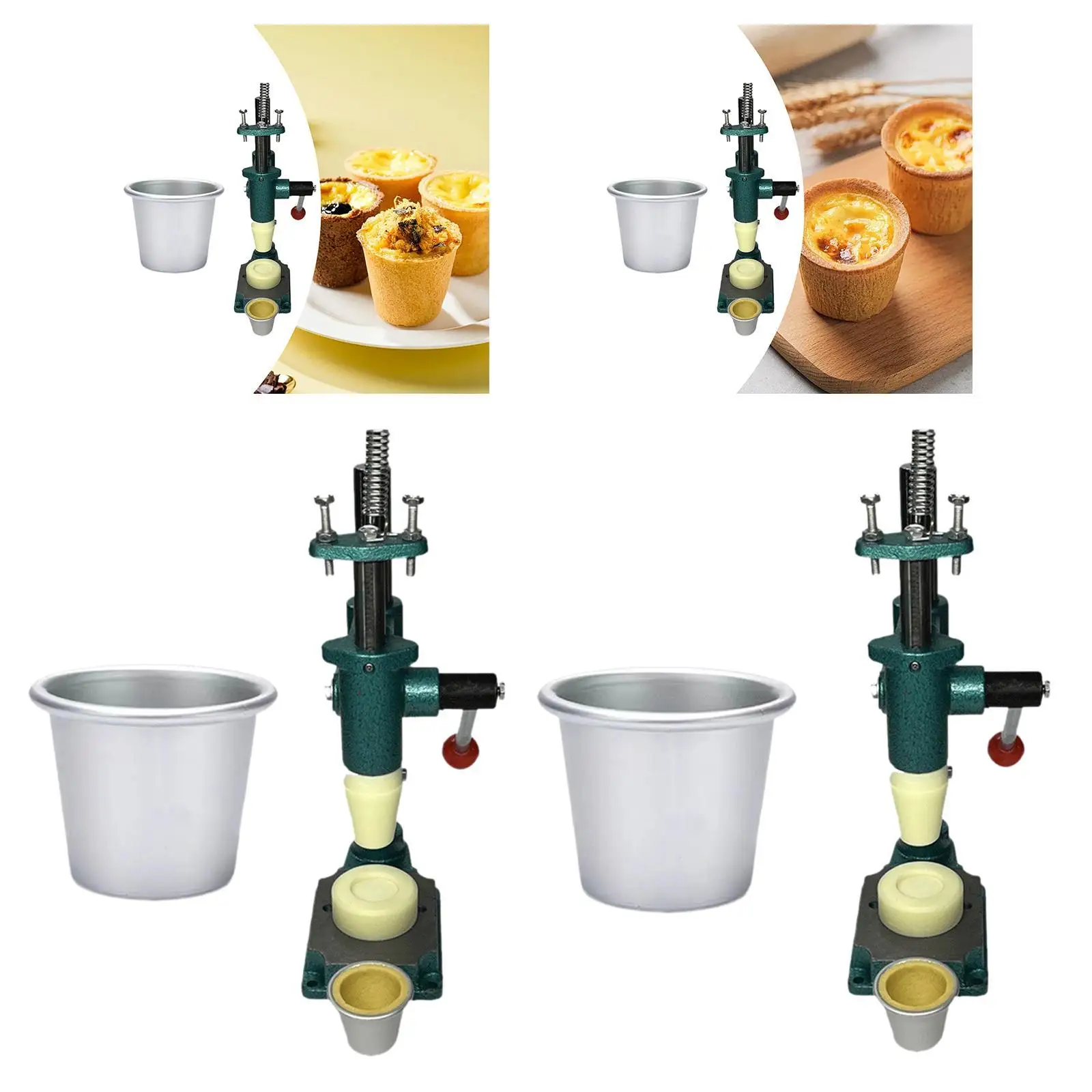 Custard Tart Shell Forming Machine, Hand Press Making Egg Tart Skin Tool, Manual Egg Tart Maker Machine for Pudding Cups
Custard Tart Shell Forming Machine, Hand Press Making Egg Tart Skin Tool, Manual Egg Tart Maker Machine for Pudding Cups