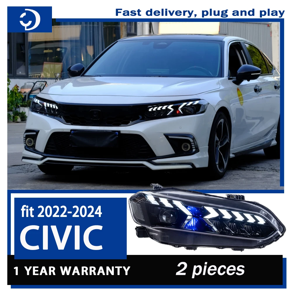Автомобильные фары для стайлинга для Honda Civic, светодиодные фары 2022-2024 Civic X, фары DRL, сигнальные линзы проектора, автомобильные
Автомобильные фары для стайлинга для Honda Civic, светодиодные фары 2022-2024 Civic X, фары DRL, сигнальные линзы проектора, автомобильные