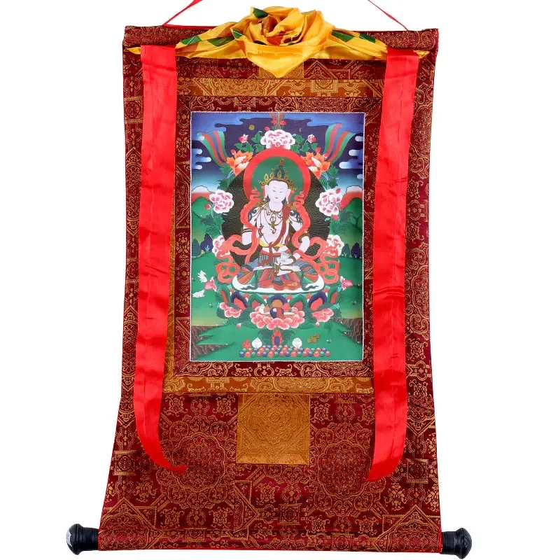 Tantric Vajrasattva Thangka Buddha Double-Layer Hand-Mounted Bronzing Gold-Plated Painting Heart Decorative
Tantric Vajrasattva Thangka Buddha Double-Layer Hand-Mounted Bronzing Gold-Plated Painting Heart Decorative