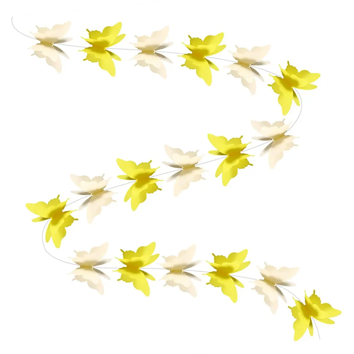 Paper Butterfly Decorations 9.8ft 3D Banner for Wedding Shower Nursery Decor Kids Birthday Theme
Paper Butterfly Decorations 9.8ft 3D Banner for Wedding Shower Nursery Decor Kids Birthday Theme