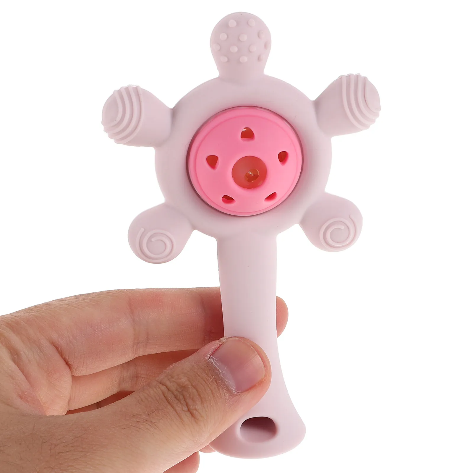 Infant Rattle Teether Baby Teething Ring Ferris Wheel Design Soothing Baby Chew Easy Grasp Sensory Biting Teethers for Newborns
Infant Rattle Teether Baby Teething Ring Ferris Wheel Design Soothing Baby Chew Easy Grasp Sensory Biting Teethers for Newborns