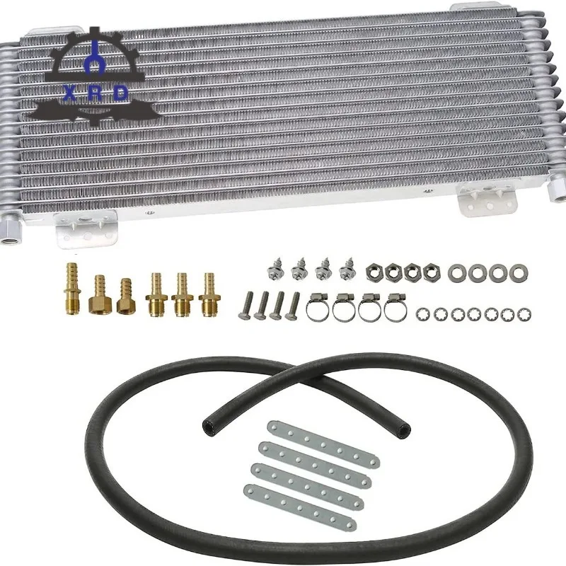 LPD47391 Heavy Duty Transmission with Mounting Hardware Performance Oil Cooler Low Pressure Drop Transmission Oil Cooler
LPD47391 Heavy Duty Transmission with Mounting Hardware Performance Oil Cooler Low Pressure Drop Transmission Oil Cooler