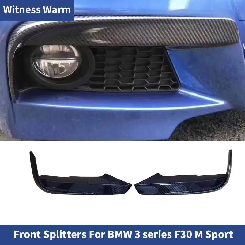 Real Carbon Fiber Car Front Bumper Splitters Fog Lamps Side Wind Knife Aprons for Bmw F30 with m Sport M318i 320i 330i 316 12-18
Real Carbon Fiber Car Front Bumper Splitters Fog Lamps Side Wind Knife Aprons for Bmw F30 with m Sport M318i 320i 330i 316 12-18
