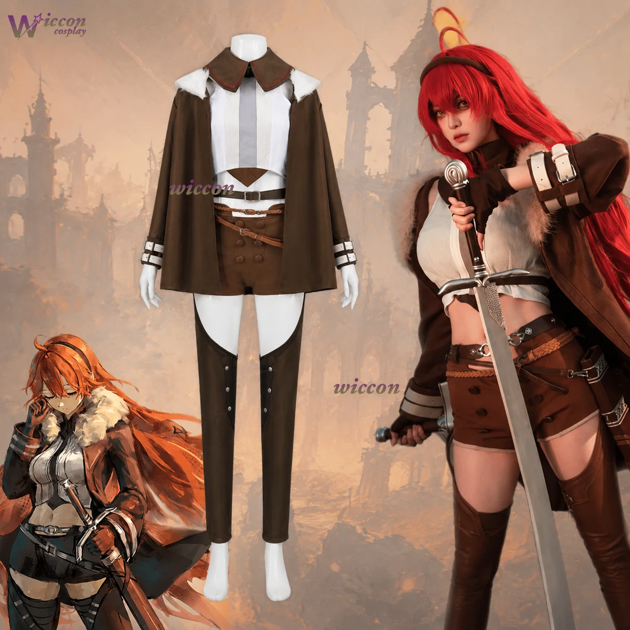 Cos Room Store Mushoku Tensei: Jobless Reincarnation Full Set Of Alice Cosplay Costume From Anime Cosplay Halloween Party
Cos Room Store Mushoku Tensei: Jobless Reincarnation Full Set Of Alice Cosplay Costume From Anime Cosplay Halloween Party