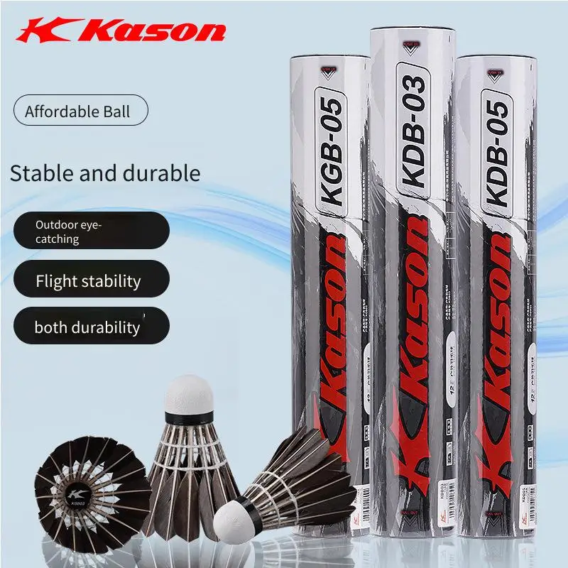 Badminton Kaisheng Goose Feather Official Authentic KGB05 Outdoor Durable and Eye Catching Training Ball Shuttlecock
Badminton Kaisheng Goose Feather Official Authentic KGB05 Outdoor Durable and Eye Catching Training Ball Shuttlecock