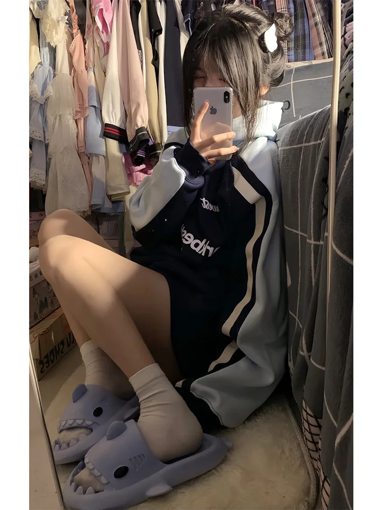 Oversize Loose Couple Hoodie Women's Autumn Winter Shoulder Insert Sleeve Color Block Sweatshirt Retro Commute Style Long Sleeve
Oversize Loose Couple Hoodie Women's Autumn Winter Shoulder Insert Sleeve Color Block Sweatshirt Retro Commute Style Long Sleeve