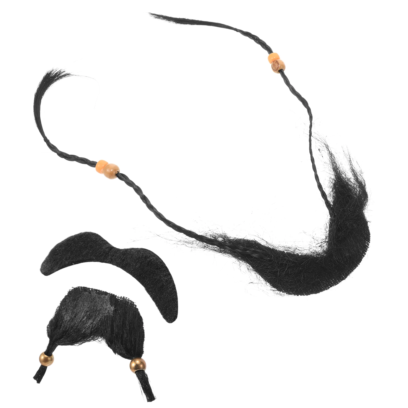 3 Pcs Set Realistic Masquerade Beard Funny Beard Set Fake for Masquerade Party Cosplay Facial Hair Accessories
3 Pcs Set Realistic Masquerade Beard Funny Beard Set Fake for Masquerade Party Cosplay Facial Hair Accessories