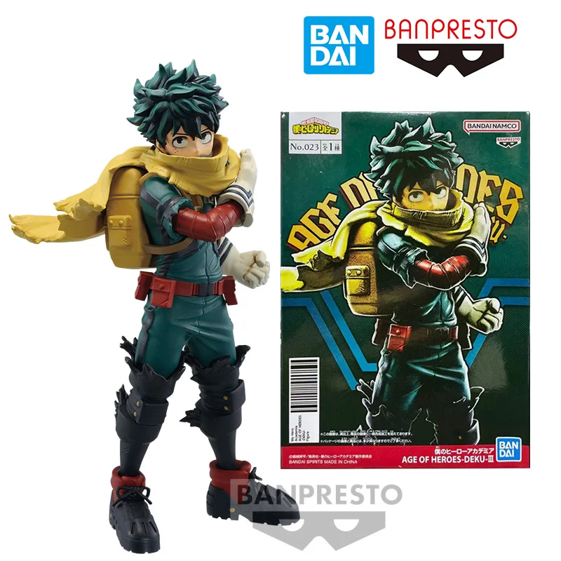 Bandai Banpresto My Hero Academia Age of Heroes-Deku-III Midoriya Izuku 16 см оригинальная аниме-фигурка модель игрушка подарочная коллекция
Bandai Banpresto My Hero Academia Age of Heroes-Deku-III Midoriya Izuku 16 см оригинальная аниме-фигурка модель игрушка подарочная коллекция