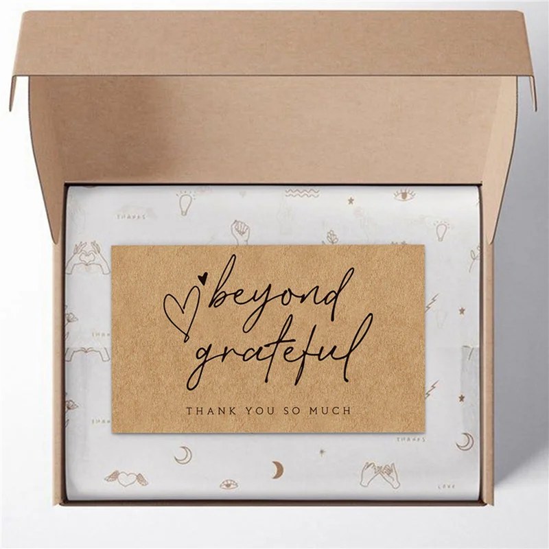 J1UL1N 360 Pcs Exquisite Kraft Paper Thank You Cards ,For Small Business Appreciation Card Gift Decoration Cards
J1UL1N 360 Pcs Exquisite Kraft Paper Thank You Cards ,For Small Business Appreciation Card Gift Decoration Cards