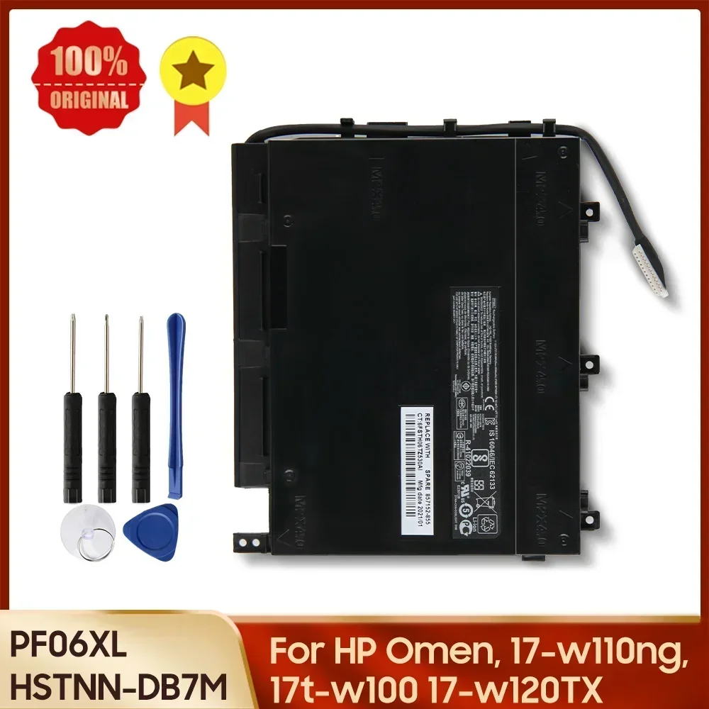 Replacement Battery PF06XL HSTNN-DB7M For HP Omen 17-w110ng 17t-w100 17-w120TX 853294-850 95.8wh High Quality Batteries
Replacement Battery PF06XL HSTNN-DB7M For HP Omen 17-w110ng 17t-w100 17-w120TX 853294-850 95.8wh High Quality Batteries