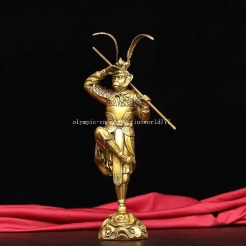 11-дюймовая латунная большая шалфея, равномерное небо, солнце, Wukong, обезьянка, статуя короля 27 см
11-дюймовая латунная большая шалфея, равномерное небо, солнце, Wukong, обезьянка, статуя короля 27 см