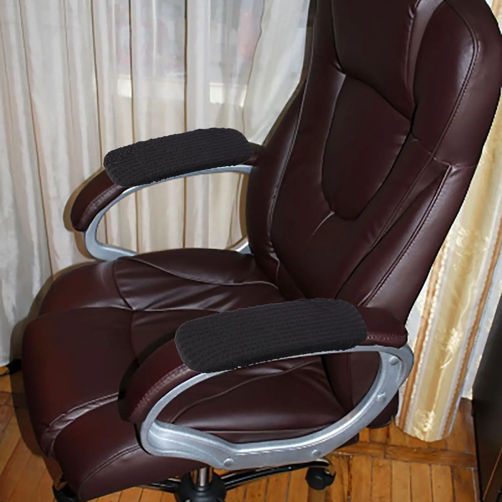 1Pair Armrest Cover Premium Polyester Thickened Cushion for Office Chair Elbow Support Pain Relief Stretchable Handle Covers
1Pair Armrest Cover Premium Polyester Thickened Cushion for Office Chair Elbow Support Pain Relief Stretchable Handle Covers