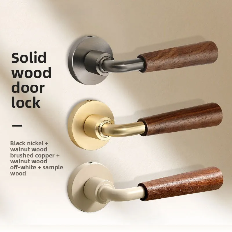 New Chinese Door Lock Indoor Magnetic Suction Silent Light Luxury Split Room Door Walnut Door Handle
New Chinese Door Lock Indoor Magnetic Suction Silent Light Luxury Split Room Door Walnut Door Handle