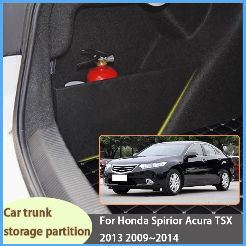 For Honda Spirior Acura TSX 2013 2009~2014 Car Organizer Trunk Side Partition Trunk Interior Storage Box Parts
For Honda Spirior Acura TSX 2013 2009~2014 Car Organizer Trunk Side Partition Trunk Interior Storage Box Parts