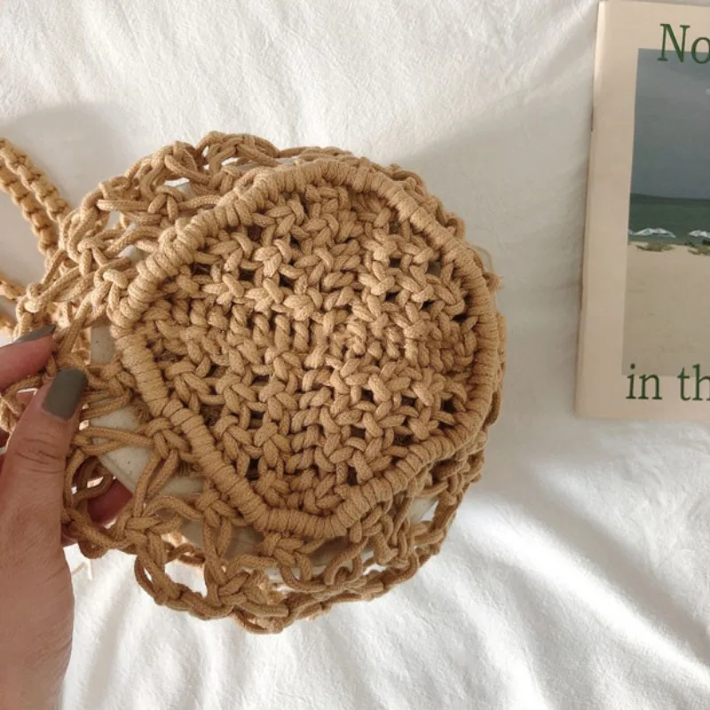 Summer Beach Bag For Women Mesh Rope Knitted Bucket Shoulder Bags Reticulate Hollow Travel Shopper Totes Ladies Handbag
Summer Beach Bag For Women Mesh Rope Knitted Bucket Shoulder Bags Reticulate Hollow Travel Shopper Totes Ladies Handbag