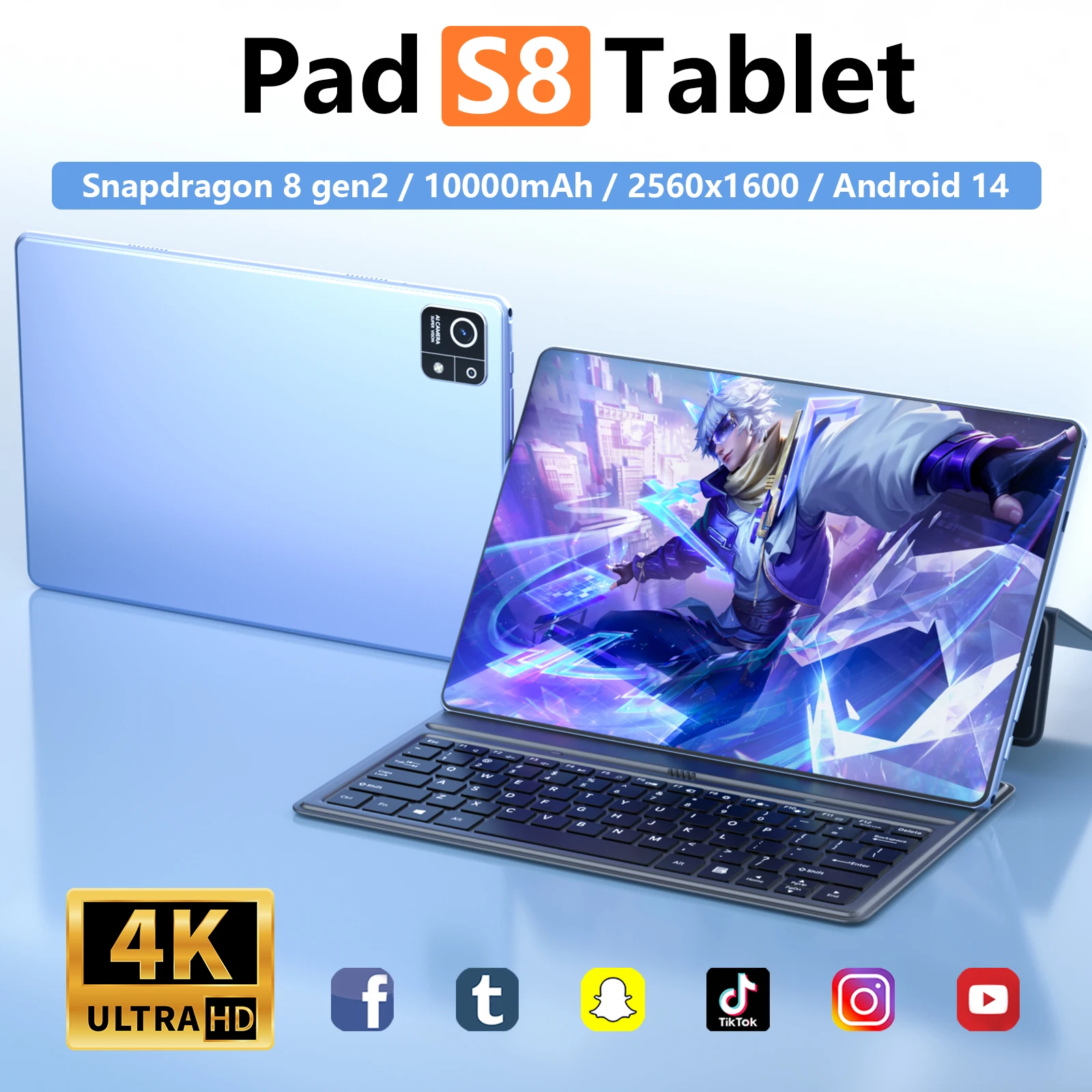 Глобальная версия планшетов Xiaoml S8 Pro 11 дюймов 4K HD оригинальный планшет 5G Wi-Fi Android PC MI планшеты Google Play 10000 мАч аккумулятор
Глобальная версия планшетов Xiaoml S8 Pro 11 дюймов 4K HD оригинальный планшет 5G Wi-Fi Android PC MI планшеты Google Play 10000 мАч аккумулятор