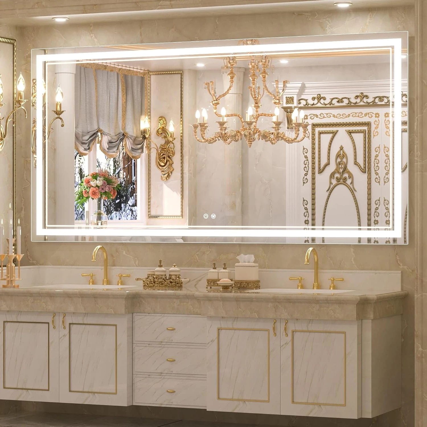 Wholesale Hotel Lighted Spiegel Toliet Wall Mirror Mounted Large Bath Mirror Light Espejo Apartment Smart Bathroom Led Mirror
Wholesale Hotel Lighted Spiegel Toliet Wall Mirror Mounted Large Bath Mirror Light Espejo Apartment Smart Bathroom Led Mirror