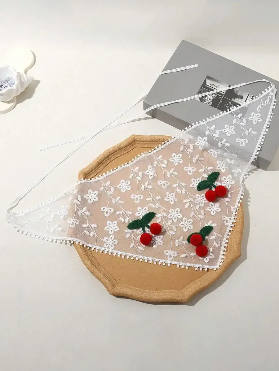 Cherry Embroidered Lace Triangle Headband For Women Floral Mesh Hair Accessory
Cherry Embroidered Lace Triangle Headband For Women Floral Mesh Hair Accessory