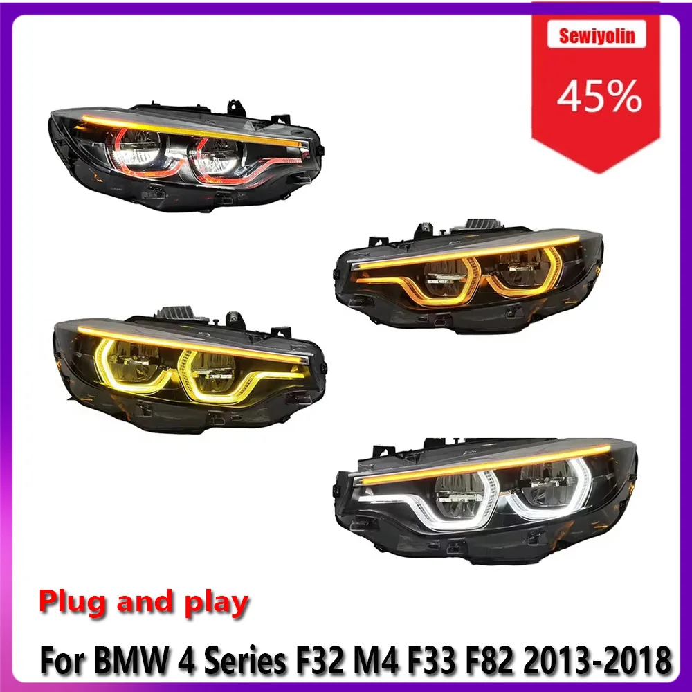 Car LED Headlight For BMW 4 Series F32 M4 F33 F82 2013-2018 YELLOW WHITE RED Amber Color Switching Fog DRL
Car LED Headlight For BMW 4 Series F32 M4 F33 F82 2013-2018 YELLOW WHITE RED Amber Color Switching Fog DRL