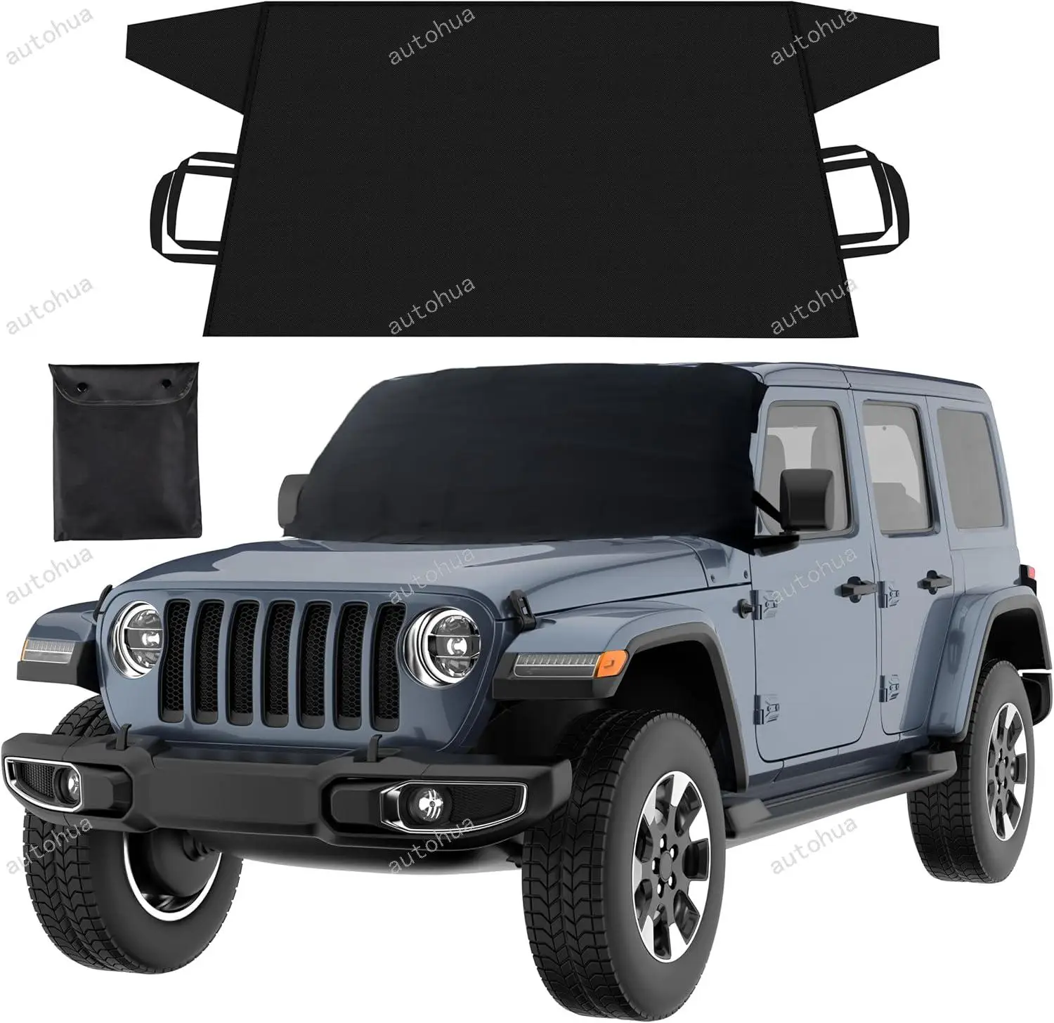 Car Snow Cover for Jeep Wrangler Windshield Cover for Ice Snow with Heavy-Duty 600D Oxford Car Cover, Waterproof & Anti-Slip,
Car Snow Cover for Jeep Wrangler Windshield Cover for Ice Snow with Heavy-Duty 600D Oxford Car Cover, Waterproof & Anti-Slip,