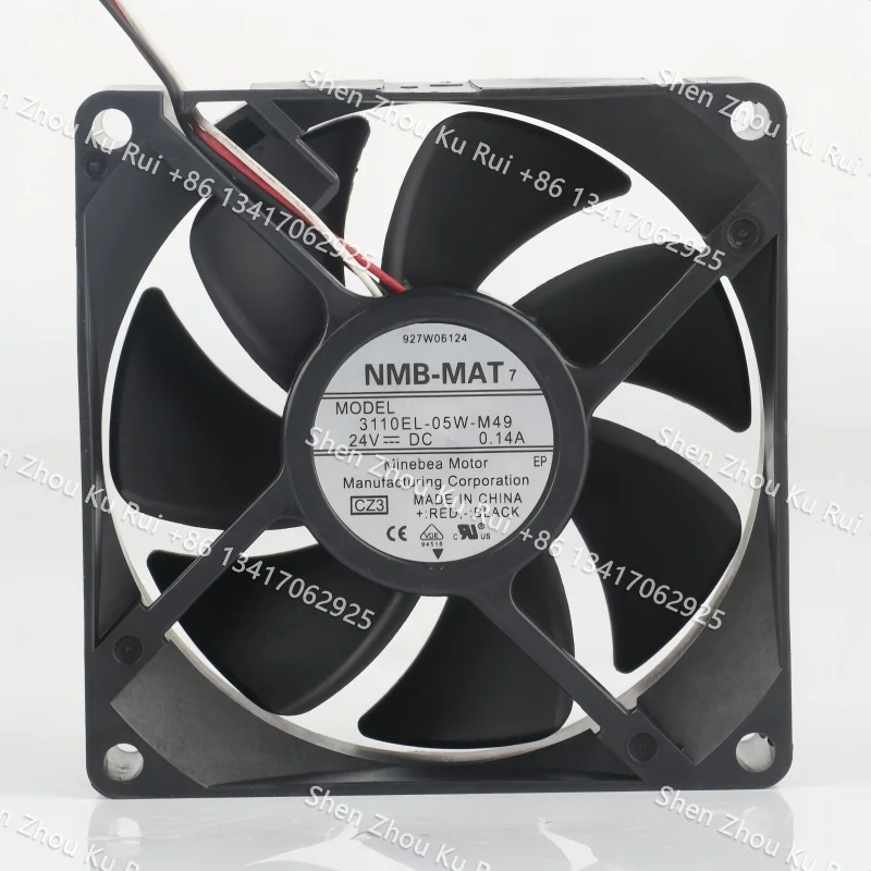 80X80X25MM three wire 3110EL-05W-M49 cooling fan 8025 Original NMB 5V 12V 48V DC 24V 0.14A AC EC 8CM copier double ball bearing
80X80X25MM three wire 3110EL-05W-M49 cooling fan 8025 Original NMB 5V 12V 48V DC 24V 0.14A AC EC 8CM copier double ball bearing