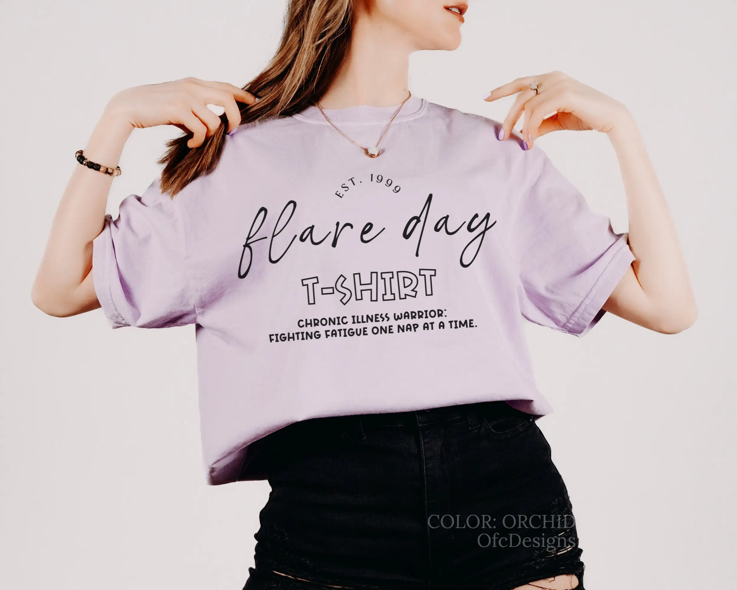 Футболка Spoonie Flare Day, хроническая иллюзия, мигрень, фибромиалгия, эндометрия, артрит, Элерс Данлос, горшки с несколькими склерозами
Футболка Spoonie Flare Day, хроническая иллюзия, мигрень, фибромиалгия, эндометрия, артрит, Элерс Данлос, горшки с несколькими склерозами