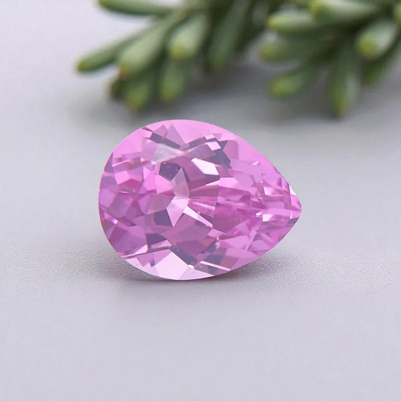 High Quality Pear Cut Pink Lab Grown Sapphire, Certified Loose Gemstone, DIY Inlay Stone for Ring Jewelry Making
High Quality Pear Cut Pink Lab Grown Sapphire, Certified Loose Gemstone, DIY Inlay Stone for Ring Jewelry Making