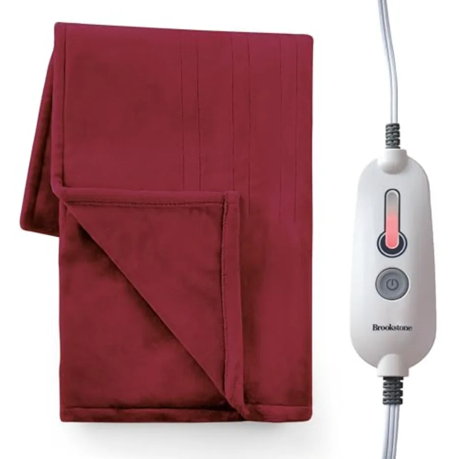 Oversized Electric Heated Throw - Heated Blankets - 4 Heat Settings 4-Hour Auto Shut Off 100% Polyester 50"x60
Oversized Electric Heated Throw - Heated Blankets - 4 Heat Settings 4-Hour Auto Shut Off 100% Polyester 50"x60