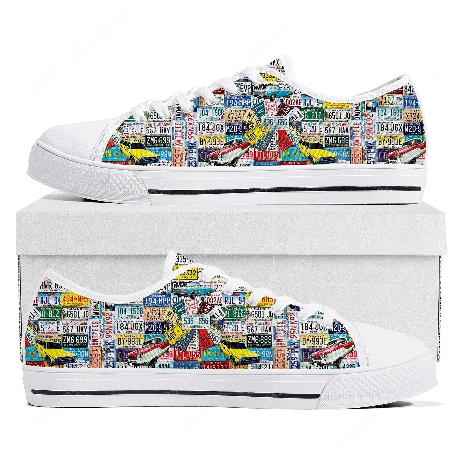 License Car Plate Number Retro Novelty Design Low Top High Quality Sneakers Mens Womens Teenager Custom Canvas Couple Sneaker
License Car Plate Number Retro Novelty Design Low Top High Quality Sneakers Mens Womens Teenager Custom Canvas Couple Sneaker