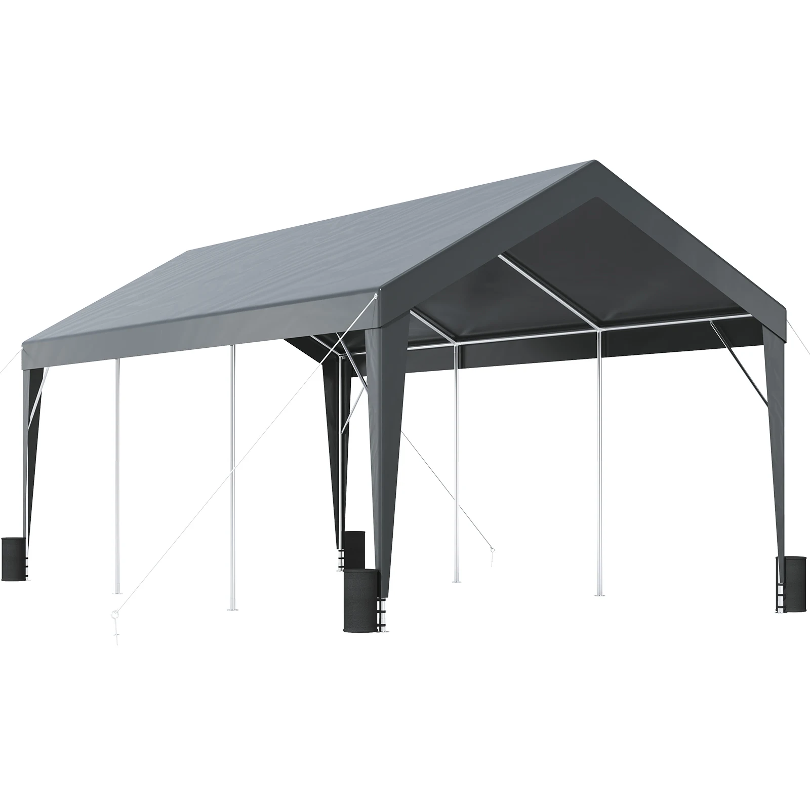 SucceBuy Carport 10x20ft Heavy Duty Car Canopy Garage with 8 Reinforced Poles and 4 Weight Bags UV Resistant Waterproof Tarp
SucceBuy Carport 10x20ft Heavy Duty Car Canopy Garage with 8 Reinforced Poles and 4 Weight Bags UV Resistant Waterproof Tarp
