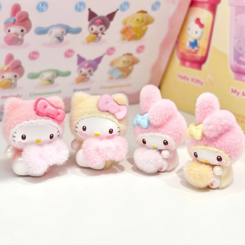 Sanrio Cute Flocked Plush Blind Box Mini Hello Kitty My Melody Kuromi Figures Desktop Ornament Collectible Toys For Anime Fans
Sanrio Cute Flocked Plush Blind Box Mini Hello Kitty My Melody Kuromi Figures Desktop Ornament Collectible Toys For Anime Fans