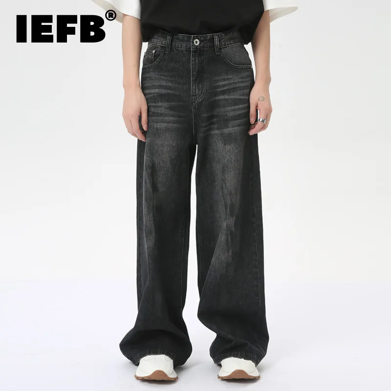 IEFB American Style Casual Men's Jeans Dirty Design Straight Wide Leg Denim Pants Loose Male Trousers New Chic Summer 2024 C6284
IEFB American Style Casual Men's Jeans Dirty Design Straight Wide Leg Denim Pants Loose Male Trousers New Chic Summer 2024 C6284